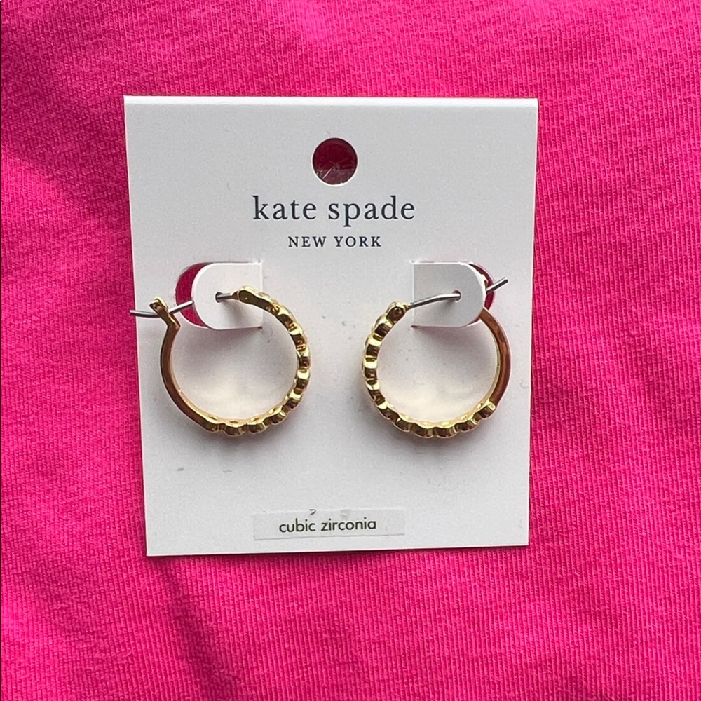 Kate Spade Gold Hoop Earrings